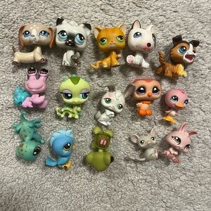Littlest Pet Shop Lot of 15 LPS